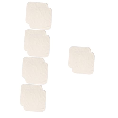 WRITWAA 5 Sätze Peeling Gesichtstücher Waschlappen Handtuch Saubere Mikrofaserschwämme Gesichtswaschlappen Gesichtswaschlappen Baumwoll Make Up Entferner Tücher 2 Stücke * 5 von WRITWAA