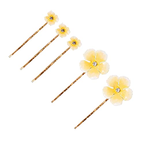 WRITWAA 5stücke Blumenhaarschmuck Clips Für Frauen Blumenclips Haarspangen Haarnadel Blumenhaarschmuck Haarschmuck Für Hochzeit Und Party Blumen-haaraccessoires Für Damen von WRITWAA