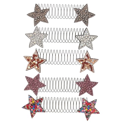 WRITWAA 5 Stück Haarnadelkamm Haarkämme Für Frauen Wildschweinborsten Haarbürste Frauen Haar Accessoires Haar Accessoires Für Mädchen Braut Haar Accessoires Modische von WRITWAA