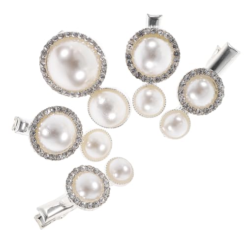 WRITWAA 5 Stück Perlen Haarklammern Teiliges Haarschmuck für Damen Dekorative Haarclips mit Perlendesign für Hochzeiten Partys und Besondere Anlässe Hautfreundlich und Bequem von WRITWAA
