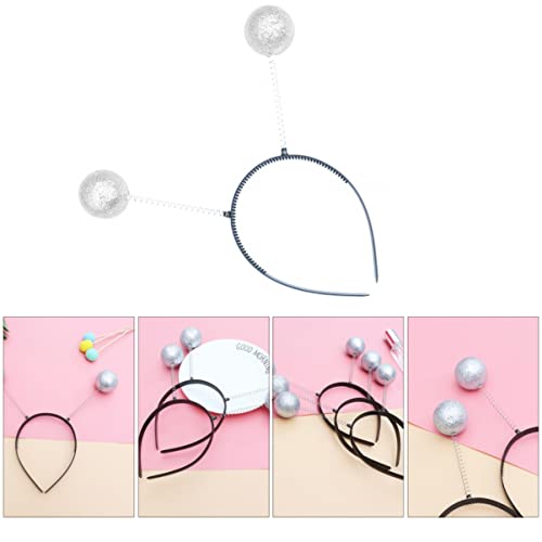 WRITWAA 5 Stück Teiliges Haarband mit Kreativen Ball Design Elastische Kopfbedeckung für Karneval und Kostümpartys Geeignet für Erwachsene und Langlebig und Dekorativ von WRITWAA