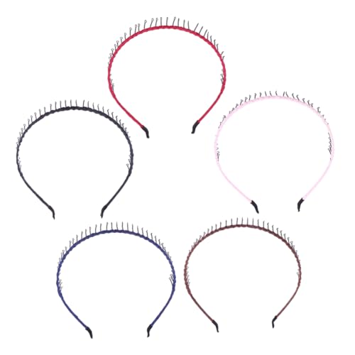 WRITWAA 5 Stück Teiliges Haarschmuck mit Langen Zähnen Antirutsch Haarreifen für und Mädchen Stilvolle Haaraccessoires zur Verschönerung Ihrer Frisur von WRITWAA