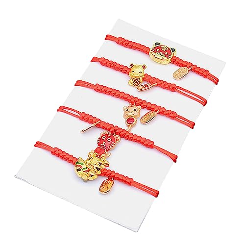 WRITWAA Armband Tunnel-handgelenk-bandage String Für Armbänder Rot Geflochten Zufällige Stil von WRITWAA