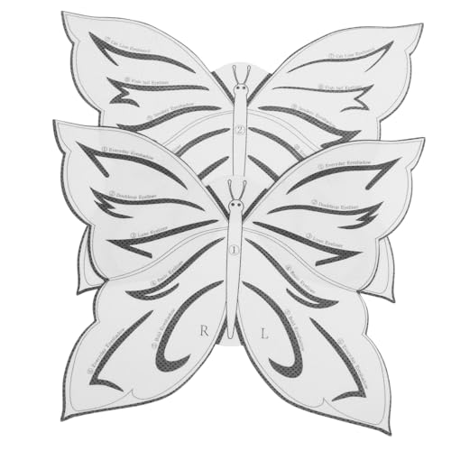 WRITWAA 5stücke Eyeliner-schablonenwerkzeug Wiederverwendbare Pads Schmetterling-vorlage Multifunktionaler Applikator Für Augen-make-up Mascara-schutz Lidschatten-aufkleber von WRITWAA