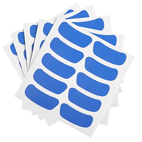 WRITWAA 50 Blatt Sport Augenpads Gesichtsaufkleber Aufkleber Unter Den Augen Sportaufkleber Süße Augen Schwarzer Fußball Sport Augenstreifen Sport Augenaufkleber Großpackung von WRITWAA