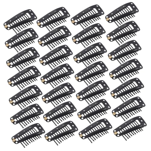 WRITWAA 50stücke Metall Haar Verlängerung Clips Kleine Snap Perücken Halter Clips Frauen von WRITWAA