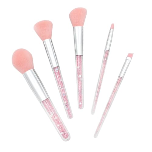 WRITWAA 5stücke Kosmetikpinsel Professionelle Make-up-pinsel Für Flüssige Foundation Puder Augenbrauenpinsel Make-up-zubehör Für Damen von WRITWAA