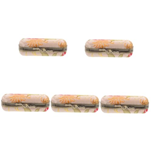 WRITWAA 5St -Lippenstift-Box schmuckkästchen Geldbörsen weihnachst Hits schminkbeutel weihnachen Brieftasche Make-up-Lippenstift-Etui Mini-Essentials für die Handtasche Zinklegierung von WRITWAA