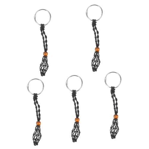 WRITWAA 5St Schlüsselanhänger Zubehör zur Schmuckherstellung Taschenanhänger Ersatz-Kettenseil Schlüsselbund Bag Charm Keyring Geldbörse für Männer Halsketten Geldbörse Charme Baumwollseil von WRITWAA