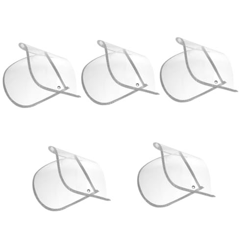 WRITWAA 5stücke Regenponcho Hut-schild Wasserdichtes Gesichtsschutz-accessoire Für Regenjacken Leichtes Und Robustes Design Kompatibel Mit Meisten Regenmänteln Für Festivals Und von WRITWAA