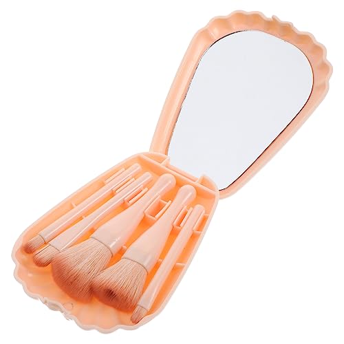 WRITWAA 5Stücke Teiliges Make Up Pinselset mit Aufbewahrungsbox Weiche Borsten für Highlighter und Lidschatten Tragbar für Unterwegs Perfektes Kosmetik Set von WRITWAA