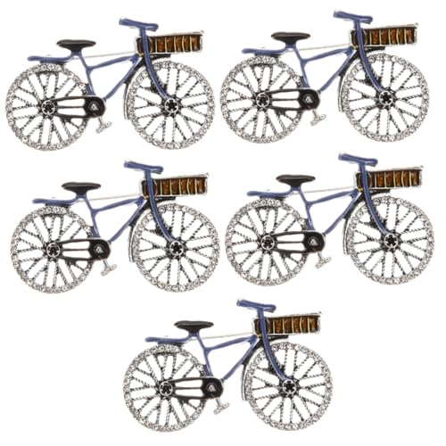 WRITWAA 5St Fahrrad Brosche fahrradbekleidung brosche vintage Vintage-Schmuck Strickjacke Vintage-Stifte Denkmal Damen Accessoires Jubiläumsgeschenke für sie Strasssteine schmücken Korsage von WRITWAA