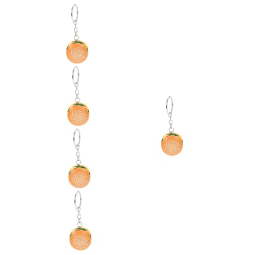 WRITWAA 5stücke Hamburger Schlüsselanhänger Niedliches Fast-Food Pendant Cartoon Burger Design Schlüsselring Für Taschen Und Rucksäcke Für Geburtstagsgeschenke Dekoration von WRITWAA