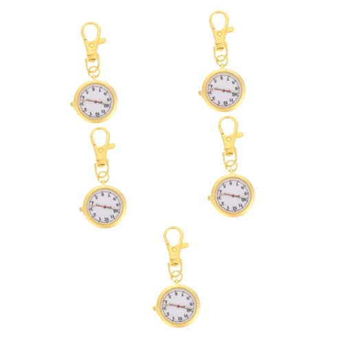 WRITWAA 5st Krankenschwester Uhr Freizeituhren Für Herren Herrentaschenuhr Schlüsselanhänger Für Schlüssel Hängende Uhr Herren Armbanduhren Herrenuhr Männlich Kind Quarzuhren Legierung von WRITWAA