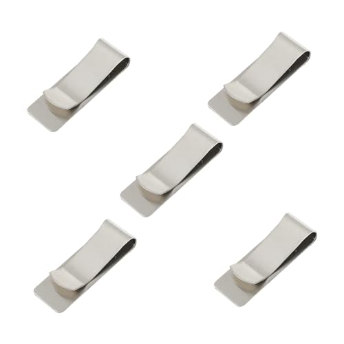 WRITWAA 5stücke Rostfreie Geldklammern Aus Professionelle Halter Multifunktionale Und Praktische Büro-ordnerklammern Für Dokumente Und Papiere von WRITWAA