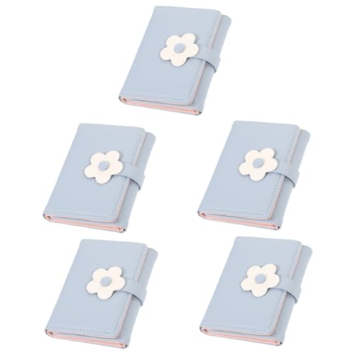 WRITWAA 5stücke Klein Blüten Geldbörse Für Damen Modische Pu Leder Brieftasche Mit Münzfach Und Kartenhaltern Für Mädchen Und Frauen Für von WRITWAA