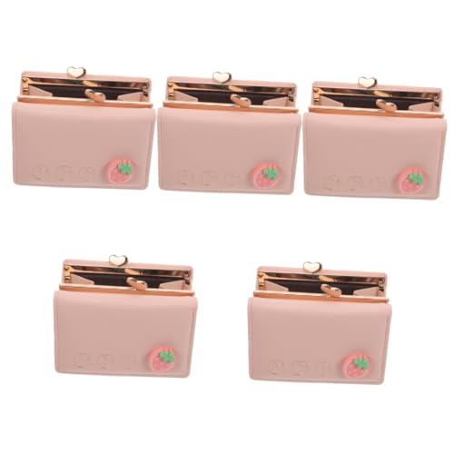 WRITWAA 5stücke Kleine Damen Geldbörse Niedliches Pu Portemonnaie Mit Münzfach Und Praktisch Für Shopping Kreative Kartenetui Für Mädchen Und Frauen Für Besondere Anlässe von WRITWAA