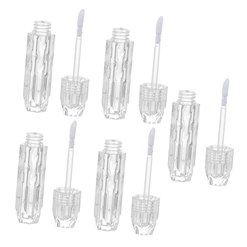 WRITWAA 5stücke Mini Leere Lip Gloss Rohr Lippenstift Flasche Nachfüllbar Lip Balm Flaschen Lipglossbehälter Lippenstiftbehälter Lippenstifttube Lipglosstube von WRITWAA