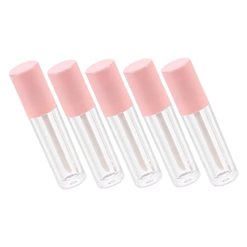 WRITWAA 5stücke Sichtbare Lip-Glaze-Flaschen Leichte Reise Lipfarbe Rohre Robuste Lip Gloss Tuben Für DIY Und Alltag Gebrauch von WRITWAA