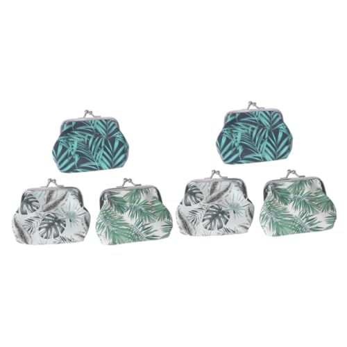 WRITWAA 6 STK Clutch-Geldbörse geldschrank Coins Wallets geldbörsen gledbörse Portemonnaies Purse geldborse Pocketbook Brieftasche geldbrse die schlü Kupplung Geldbörse kleine Geldbörse von WRITWAA