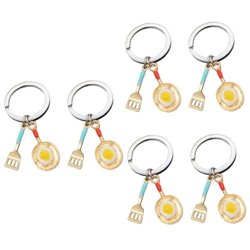 WRITWAA 3 Sets Schlüsselanhänger Coole Bratpfannenform Kreative Schlüsselanhänger Metall Schlüsselanhänger Schlüsselhalter Dekorative Ornamente 2 Stück * 3 WRITWAA 3 Sets Schlüsselanhänger Coole Bratpfannenform Kreative Schlüsselanhänger Metall Schlüsselanhänger Schlüsselhalter Dekorative Ornamente 2 Stück * 3 von WRITWAA