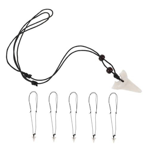 WRITWAA 6 Stück Abenteuerliche Haifiszahn Halskette für Jungen Verstellbare Kette Themen Schmuck für Junge Geburtstagsgeschenk Langlebig und WRITWAA 6 Stück Abenteuerliche Haifiszahn Halskette für Jungen Verstellbare Kette Themen Schmuck für Junge Geburtstagsgeschenk Langlebig und von WRITWAA