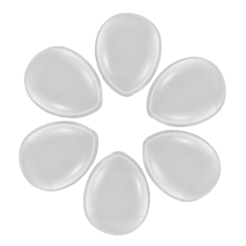 WRITWAA 6stücke Silikon-gesichtsquasten Für Puder Power Puff Wiederverwendbare Puderquaste Kleine Make-up-quaste Waschbare Kosmetikquaste Für Frauen Komfortables Make-up-tool von WRITWAA