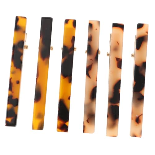 WRITWAA 6 Stück Haarnadel Clip- Brötchen Haarzubehör Frisurenwerkzeuge Haarspangen für Frauen Styling Haarspangen für dickes Frauenhaar Kleine Haarclip Haarspangen damen Acrylacetat von WRITWAA