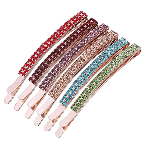 WRITWAA 6 Stück Haarschmuck mit Glitzer Haarspangen für Damen Haarschmuck für Verschiedene Frisuren Zubehör für Gerade Lockige und Geflochtene Haare von WRITWAA