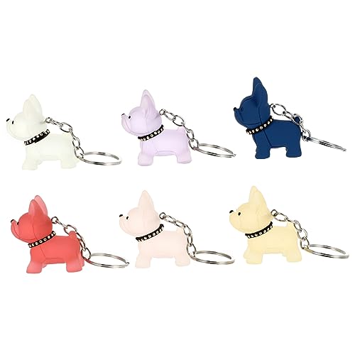 WRITWAA 6stücke Teiliges Kreativer Tier Schlüsselanhänger Cartoon Schlüsselring Für Taschen Rucksäcke Und Dekoration Zufällige Farben Langlebig Und Leicht Für Freunde Und Familie von WRITWAA