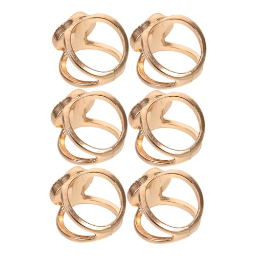 WRITWAA 6 Stück Schal Clips mit Imitationsperlen für Damen Vielseitige Brosche für T Shirts Kleidung und Cardigans Stilvolle Accessoires für von WRITWAA