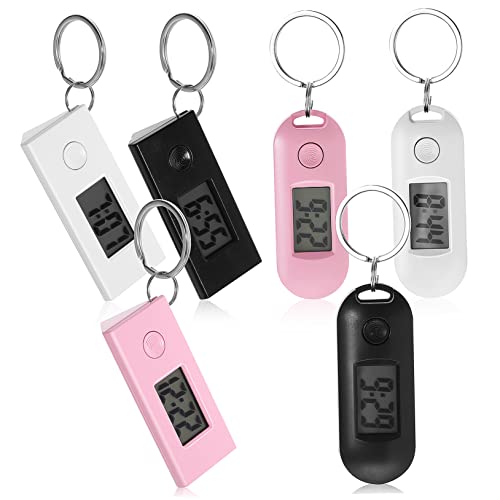 WRITWAA 6stücke Digital Taschenuhren Mit Schlüsselanhänger Leuchtende Tragbare Elektronikuhren Für Studium Arbeit Und Prüfungen Für Schüler Krankenschwestern Und Ärzte Langlebiges WRITWAA 6stücke Digital Taschenuhren Mit Schlüsselanhänger Leuchtende Tragbare Elektronikuhren Für Studium Arbeit Und Prüfungen Für Schüler Krankenschwestern Und Ärzte Langlebiges von WRITWAA