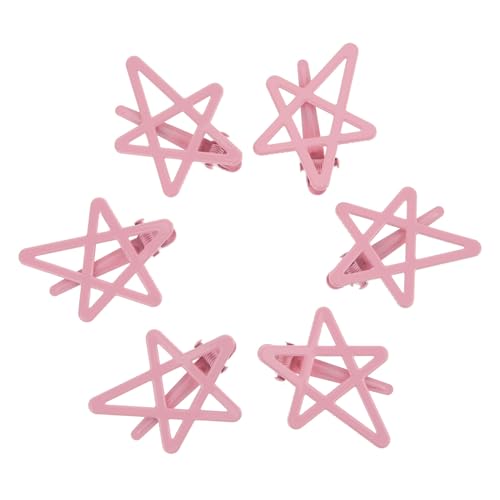 WRITWAA 6 Stück Teiliges Stern Haarspangen Haarklammern Sternförmig Haarschmuck für Frauen Teenager Alltags und Partyhaarschmuck Langlebig Vielseitig und Modisch von WRITWAA