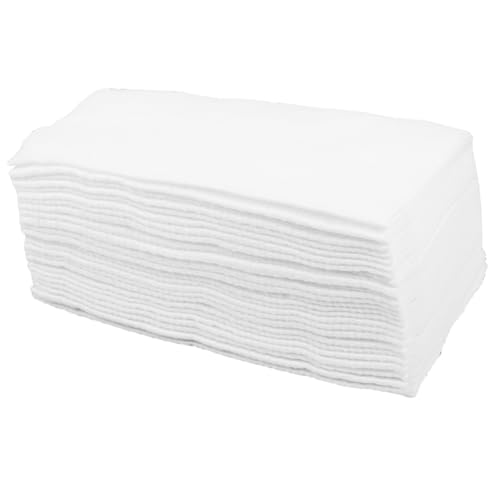 WRITWAA 60 Stück Teiliges Einweg Gesichtstuch Große und Saugfähig Make Up Entferner und Hautreinigung Leicht und Tragbar für Reisen Camping und Tägliche Anwendung von WRITWAA