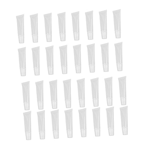 WRITWAA 60stücke Lipgloss Leere Tuben Lippenpomade Behälter Lippenbalsam Tube Für Frauen Und Mädchen Weiß von WRITWAA
