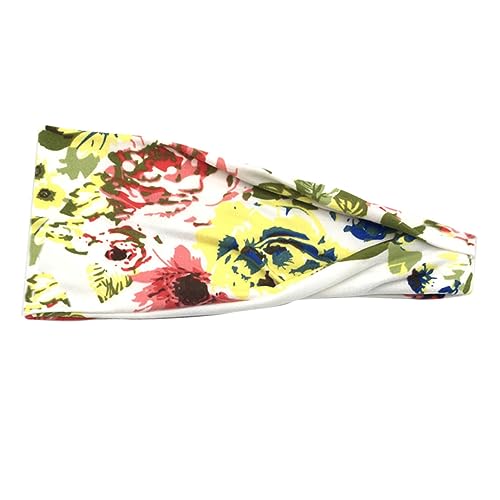 WRITWAA 6stücke Sportkopfbänder Elastische Bedruckte Haaraccessoires Für Damen Für Yoga Laufen Fitness Und Alltag Schweißabsorbierend Und Bequem Eine Passt Allen von WRITWAA