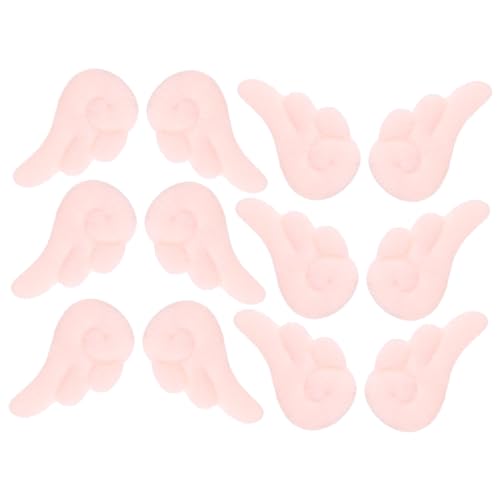 WRITWAA 6paare Süße Flügel Haarspangen Adorable Cartoon Haarklammern Für Frauen Für Alltag Und Partys Sanftem Rosaton Rutschfest Und Langlebig von WRITWAA