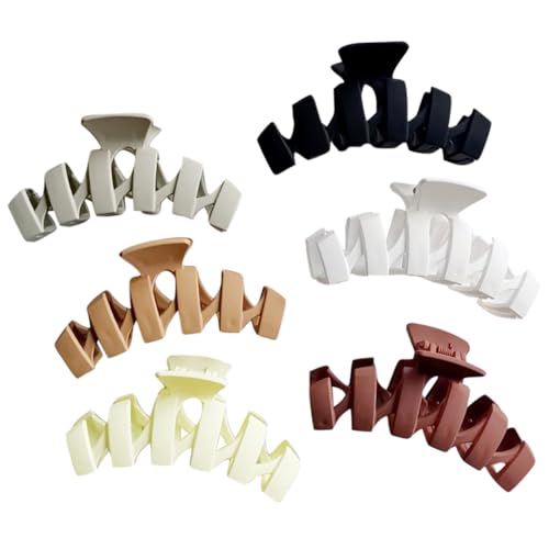 WRITWAA 6stücke Haarklaue Clips Haar Clips Frauen Haar Decor Haarbaretten Nicht-slip von WRITWAA