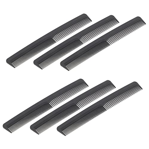 WRITWAA 6stücke Teiliges Haarkämme Aus Kunststoff Feine Und Zähne Für Männer Und Frauen Strapazierfähig Und Schonend Zu Haar Und Kopfhaut Für Nasses Und Trockenes Haar von WRITWAA