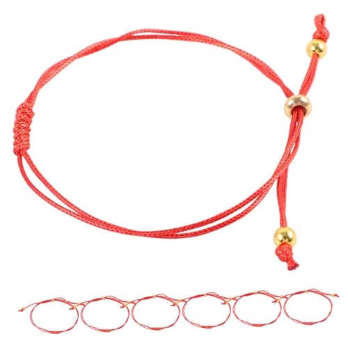WRITWAA 7 Stück Teiliges Rotes Seilarmband Verstellbar Glücksbringer und Schutzsymbol Modisch für Damen und Freundinnen Robustes Material für Alltag und Besondere Anlässe WRITWAA 7 Stück Teiliges Rotes Seilarmband Verstellbar Glücksbringer und Schutzsymbol Modisch für Damen und Freundinnen Robustes Material für Alltag und Besondere Anlässe von WRITWAA