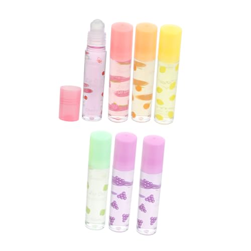WRITWAA 7stücke Teiliges Fruchtiger Transparenter Lippenpflege Feuchtigkeitsspendender Lip Gloss Für Glänzendes Finish Und Farben Für von WRITWAA