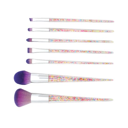 WRITWAA 7stücke Teiliges Pinselset Für Kosmetik Professionelle Make-up-tools Komfortable Pinsel Für Damen Silbertube Aus Haltbarem Und Sicheren Material von WRITWAA