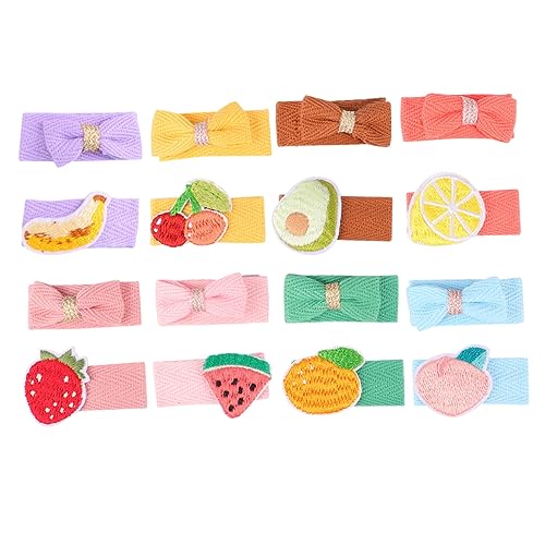 WRITWAA 8 Sätze Haarspange in Fruchtform Haarklammern Haarschmuck Haarspangen Haar Haarspange Mädchen Haarspange Stoff von WRITWAA