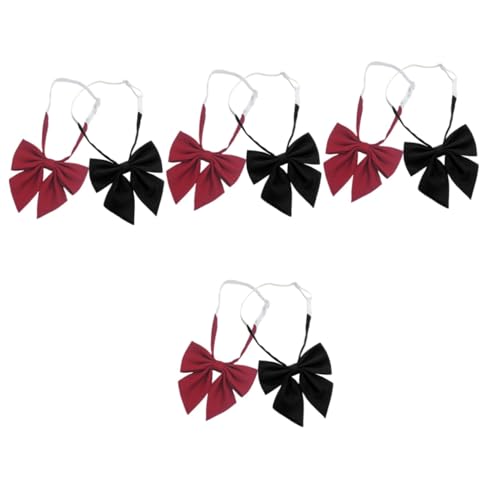 WRITWAA 8 Stk Abschlussbogen schwarze schleifen männer formelles Kostümzubehör Anzug Krawatten weihnachtspräsente bescherung weihnachten bow tie frauen krawatte vorgebundene Fliege Stoff von WRITWAA