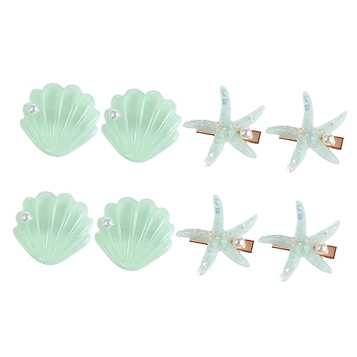 WRITWAA 8-teiliges Muschel-haarnadel-set Für Mädchen Haarspange Stirnband Exquisites Party-kopfschmuck-zubehör von WRITWAA