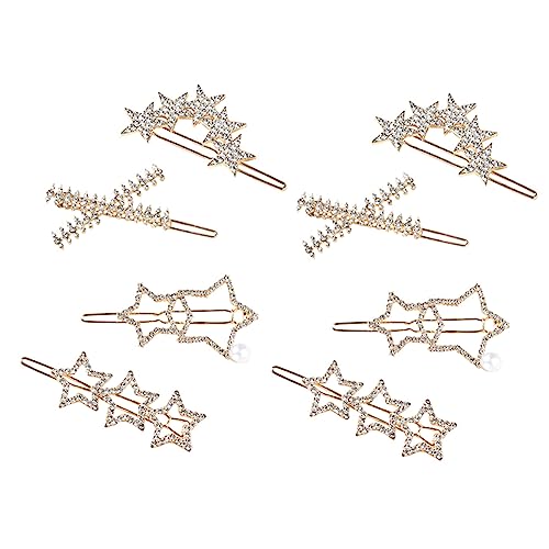 WRITWAA 8stücke Haarschmuck Strass Haarnadel Frauen Haarspange Kopfschmuck Hochzeit Party Accessoires Haar-accessoire Mode Haarnadel Strass Haarspange von WRITWAA