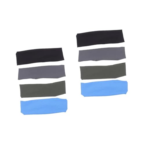 WRITWAA 8stücke Elastische Sport-stirnbänder Für Damen Und Herren Teiliges Schweißabsorbierend Für Joggen Fitness Yoga Radfahren Und Outdoor-aktivitäten von WRITWAA