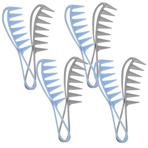 WRITWAA 8stücke Lockenkamm Mit Breiten Zähnen Entwirrungskamm Für Haartypen Nass Oder Trocken Salon-haarkamm Für Schnelles Styling Weniger Haarbruch Bequem Zu Halten Für Damen Und Herren von WRITWAA