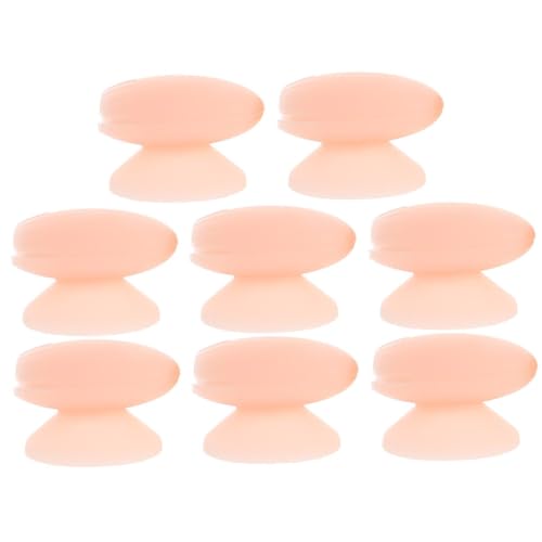 WRITWAA 8stücke Teilige Lippenpinselabdeckungen Aus Silikon Kosmetikpinselschutz Silikon-lippenpinselhüllen Tragbare Pinselhülle Lippenpinselschutzhüllen Organizer Für von WRITWAA