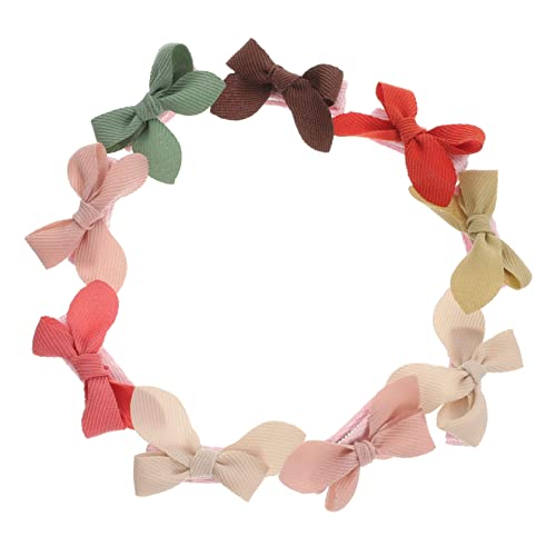 WRITWAA 9stücke Haarschleifen Für Mädchen Haarspangen Für Kleinkinder Schleifenclips Für Mädchen Haar Zubehör Für Kleine Haarschmuck Für Jahre von WRITWAA